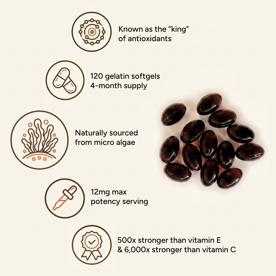 Astaxanthin Hair Growth Softgels