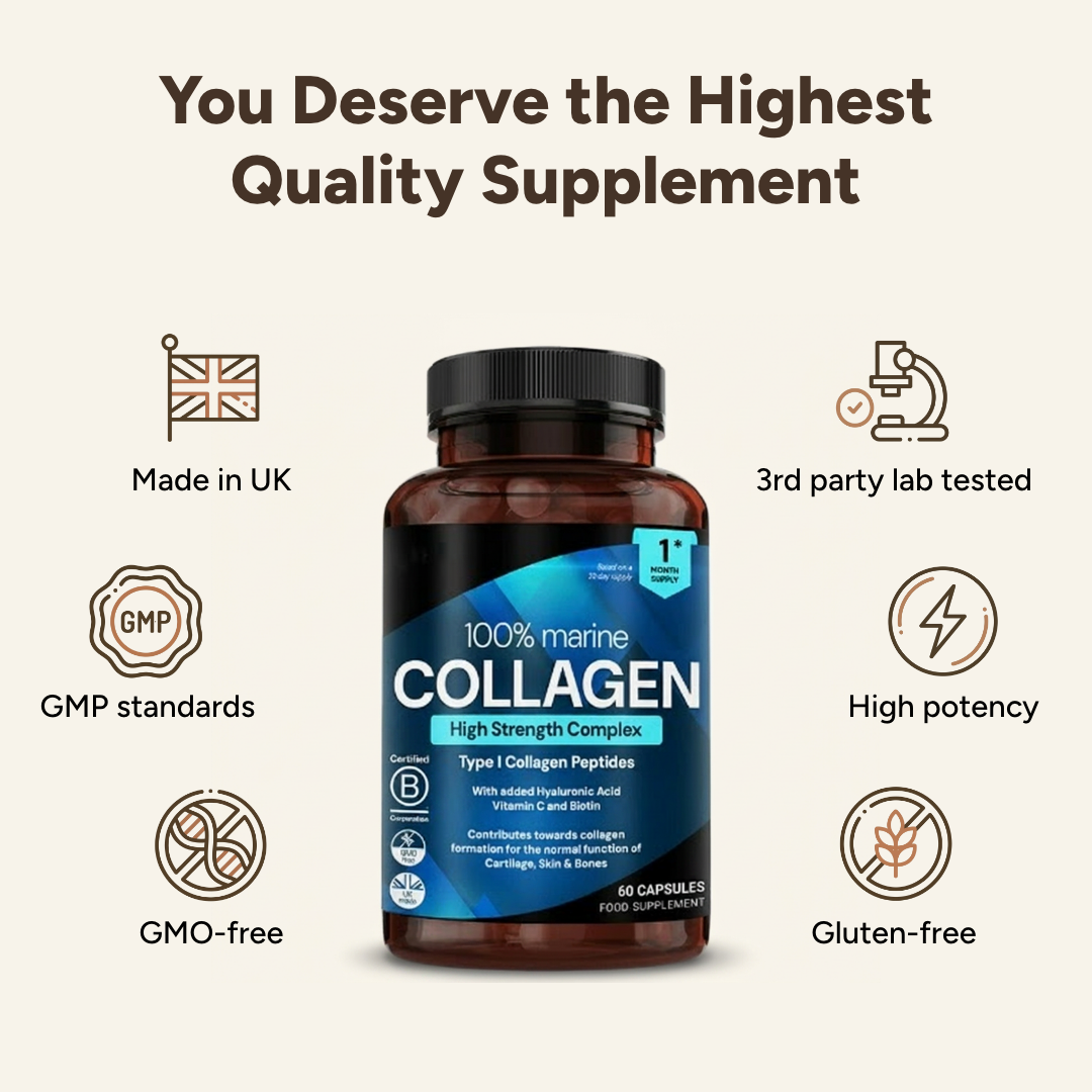 Marine Collagen Hair Growth Capsules