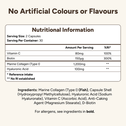 Marine Collagen Hair Growth Capsules