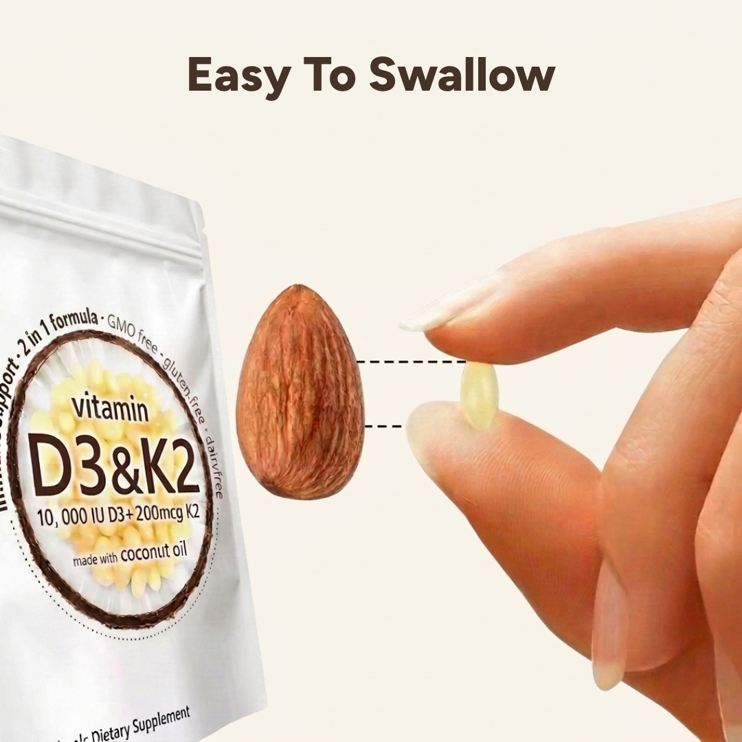 Vitamin D3 + K2 Hair Growth Capsules